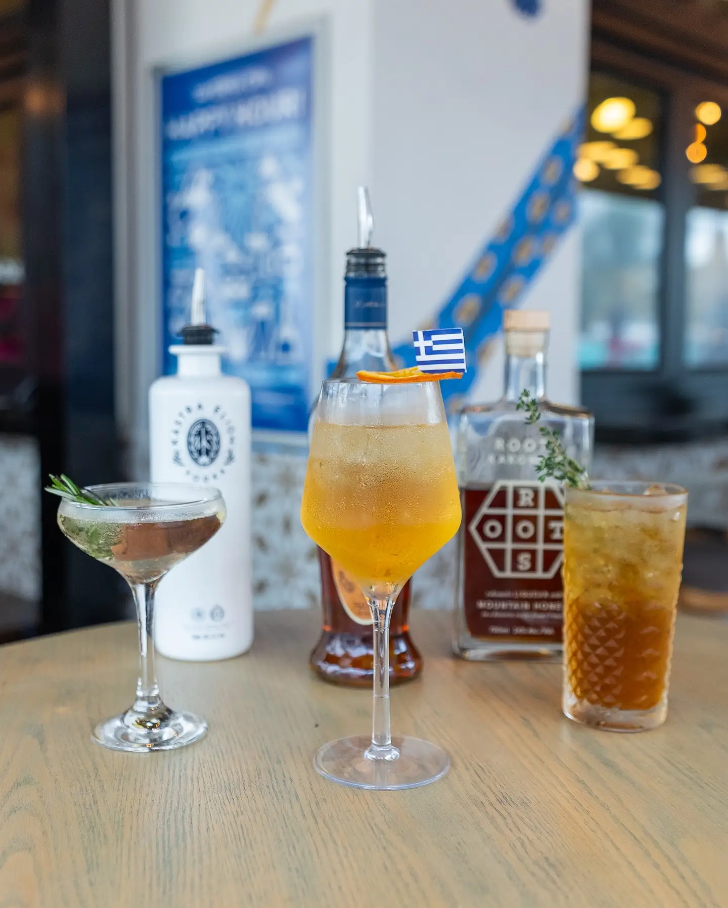 Greek cocktails opa