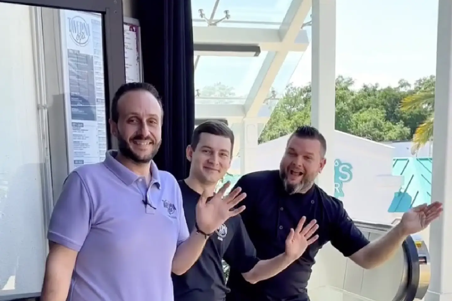 Three Men Group Photo