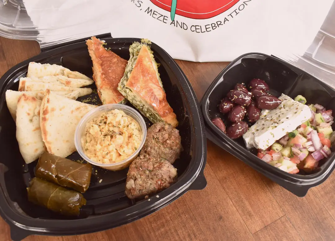 lunch meze box catering | Taverna Opa Orlando