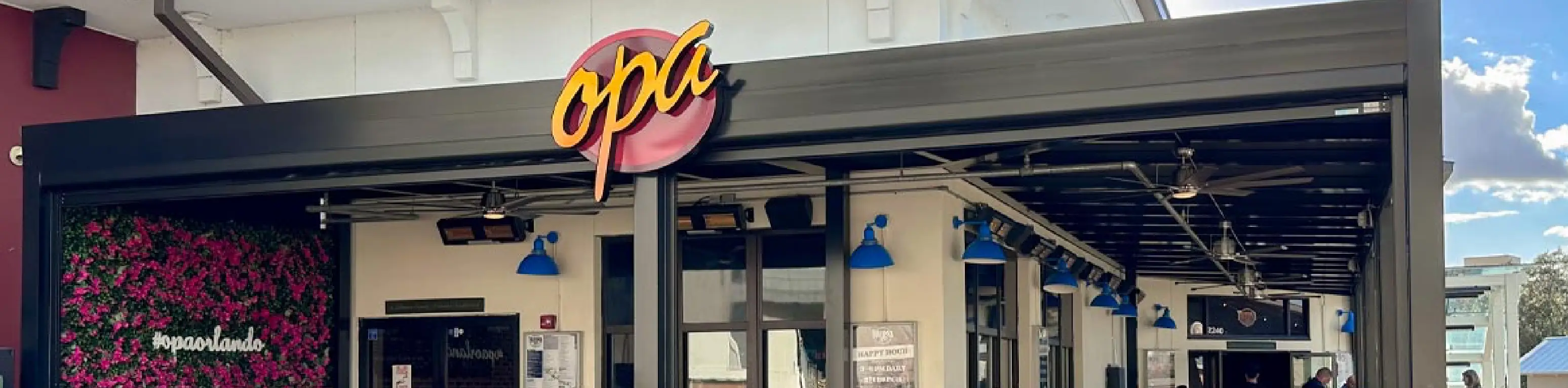 opa restaurant front