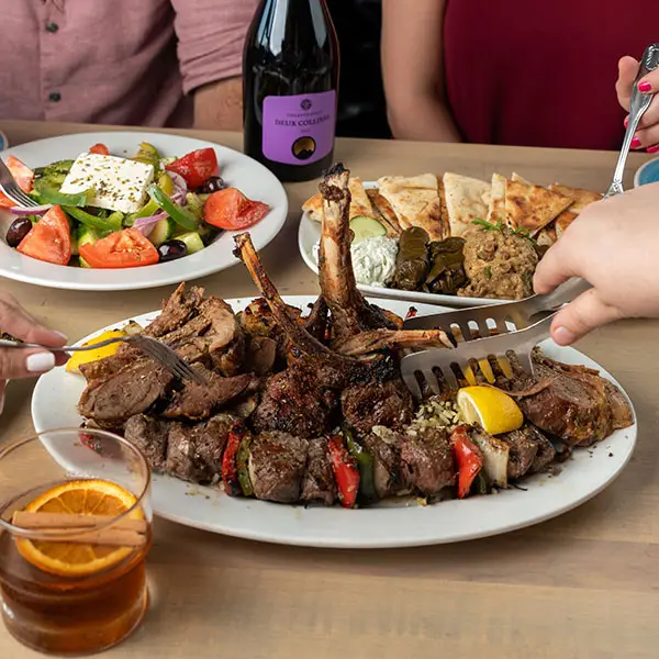 taverna opa family style menu